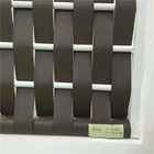 Rattan di plastica Brown scuro materiale 30mm di rotolamento della grande forza 100% PVC fornitore