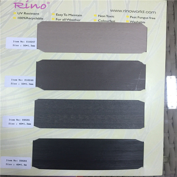 Vimine resistente UV del PVC, tenacia di plastica materiale di tessitura del rattan alta fornitore