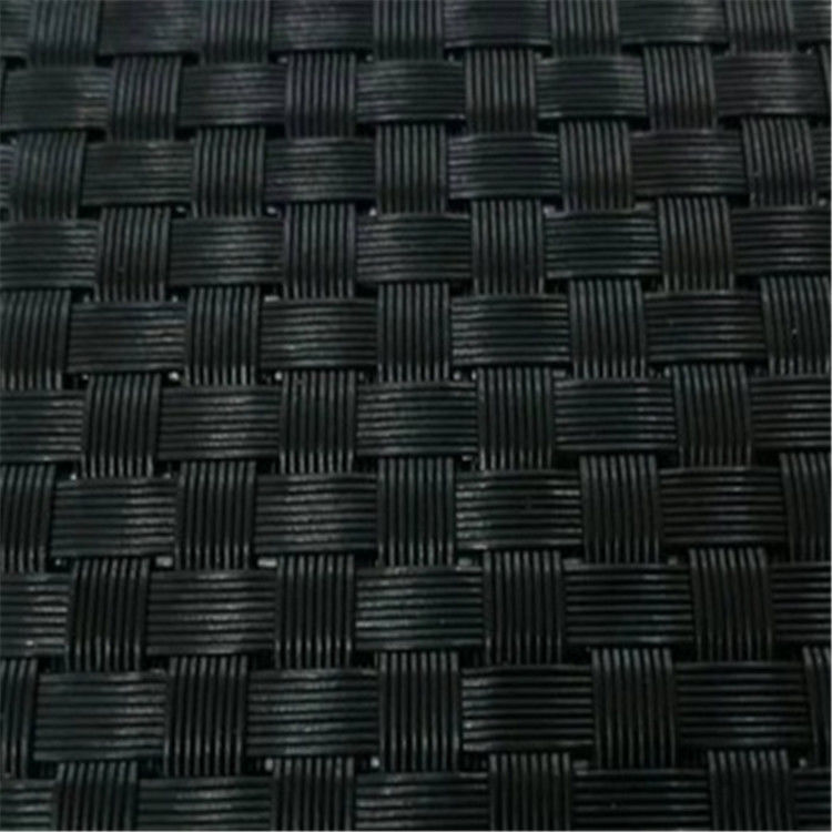 Tessuto nero della mobilia del PVC, tessuto di maglia rivestito del poliestere del vinile all'aperto fornitore
